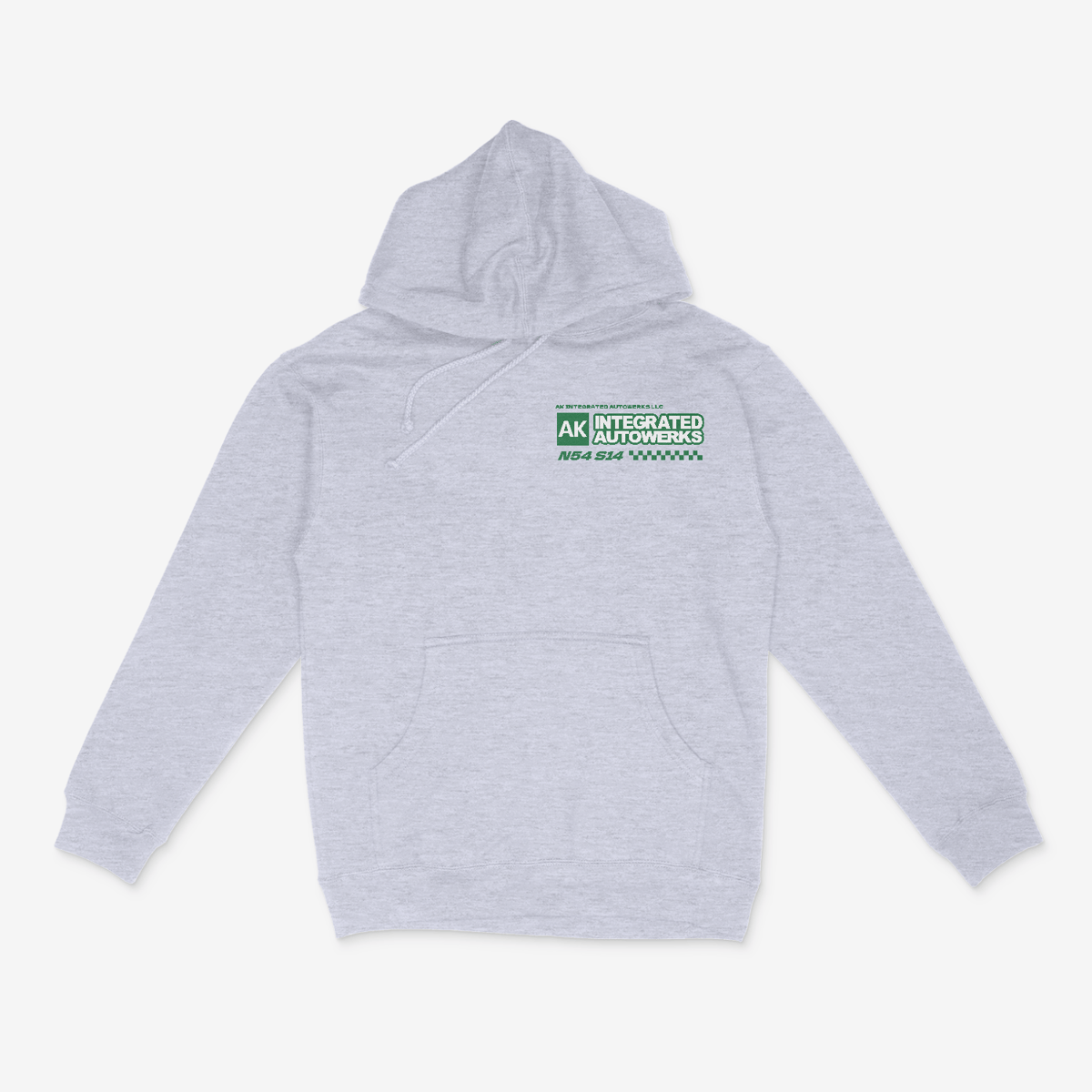 N54 S14 GREY HEATHER HOODIE Pre Order AK INTEGRATED AUTOWERKS